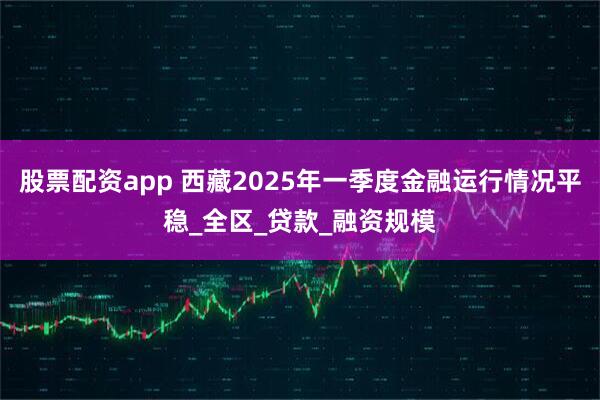 股票配资app 西藏2025年一季度金融运行情况平稳_全区_贷款_融资规模